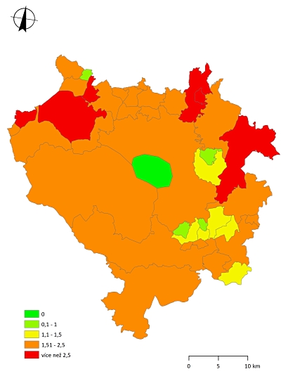 přírodní podmínky boletice cena ZP zmenseno