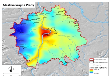 Praha teplota zm