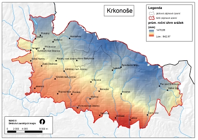 6 Krkonose srazky zmenseno