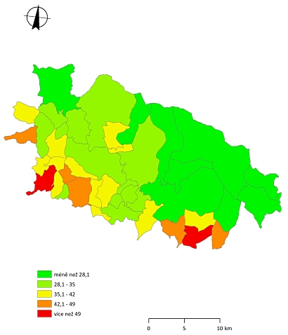 přírodní podmínky krkonoše produkční schopnost zmenseno