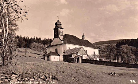 Spindleruv Mlyn 1926 kostel