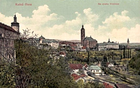 Kutna Hora 1908 kostel sv Jakuba