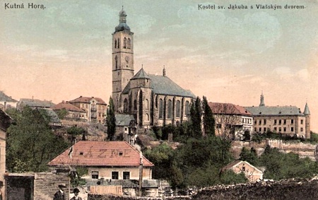 Kutna Hora 1914 kostel sv Jakuba